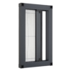 Plasă plisse, pliabilă cu un canat, profil 35 mm x 27 mm, culoare gri antracit RAL7016